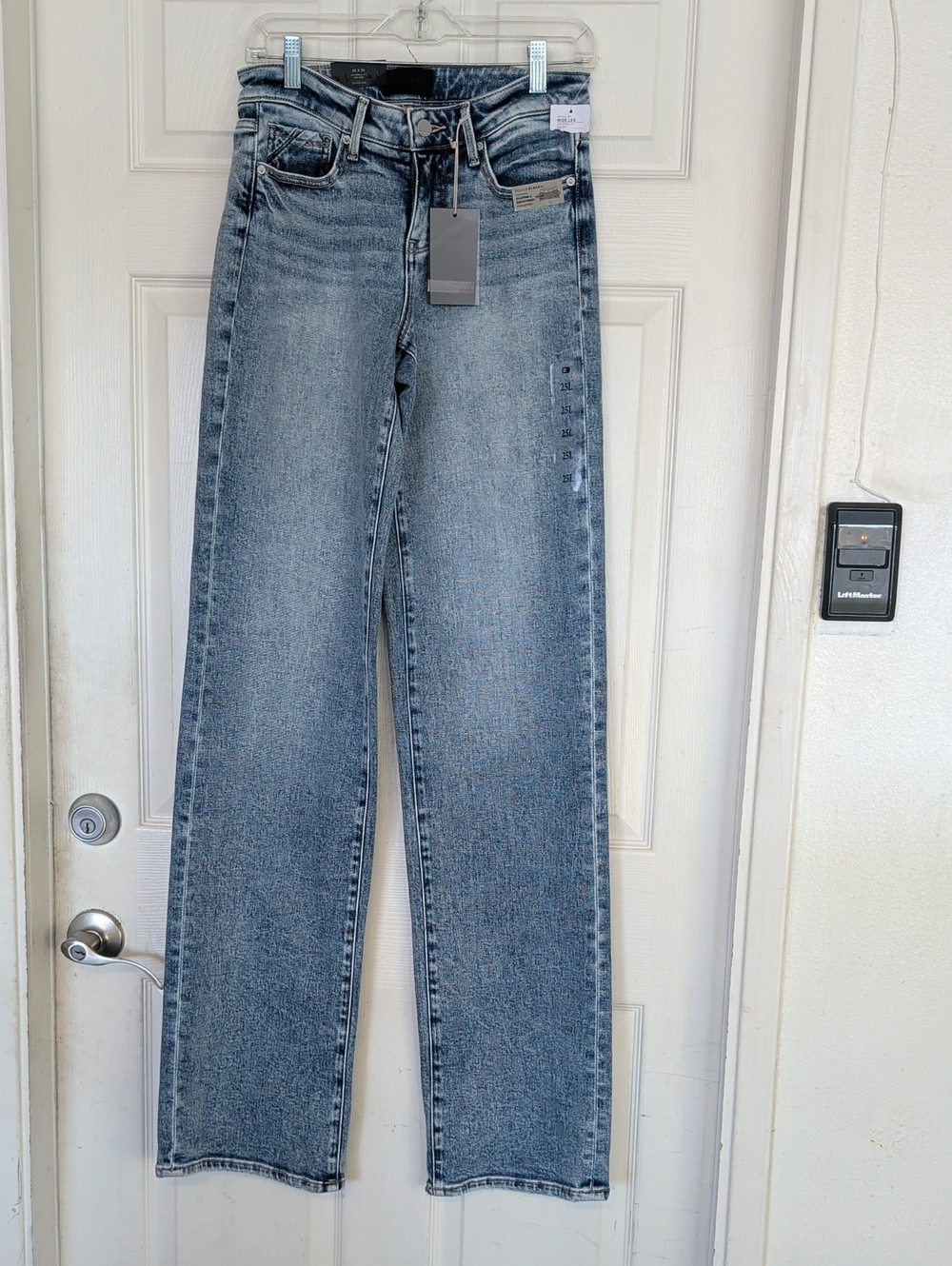 Buckle Black Fit No. 53 Wide Leg Stretch Jean Women 25 Mid Rise